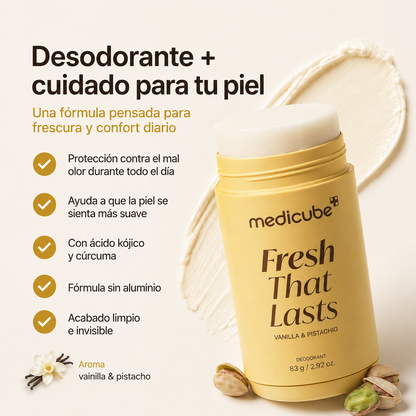 Fresh That Lasts – Desodorante Iluminador Vainilla